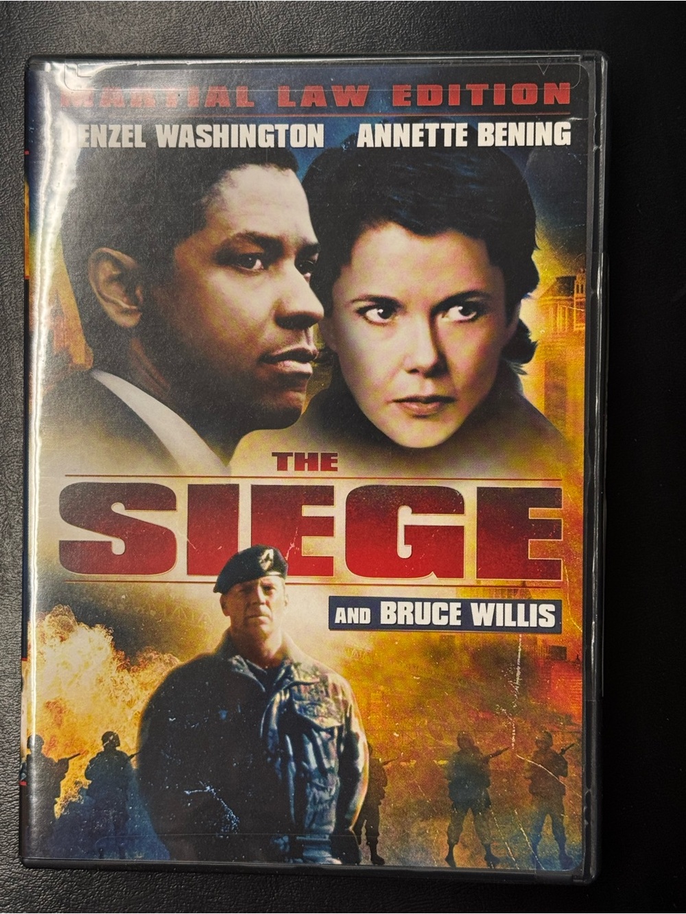 The Seige Movie DVD Bruce Willis, Denzel Washington, Annette Benning